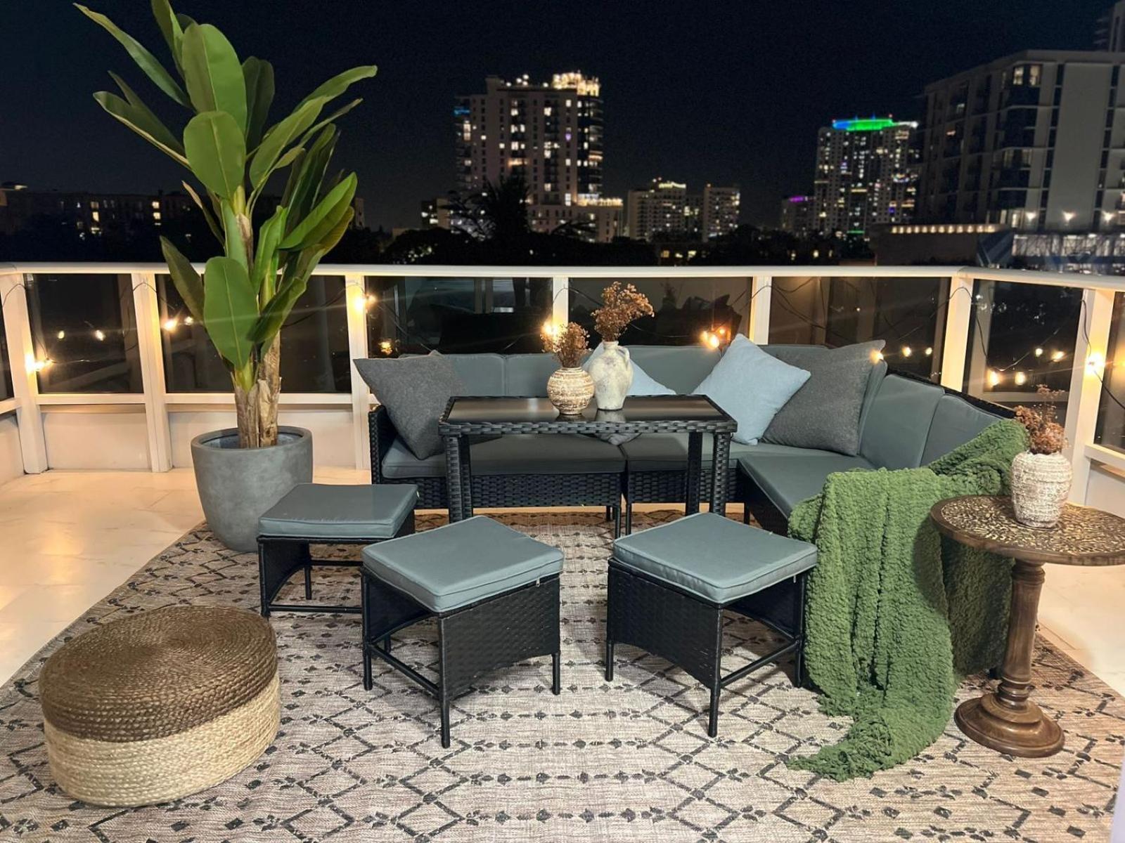 Miami Wood Apart Hotel New 2024 - Private Terrace - Free Garage - Beach 5 Min Hollywood Bagian luar foto